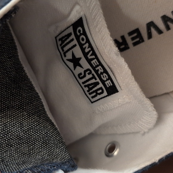 Converse Canvas Sneakers Navy White - Size 9 - Picture 9 of 10